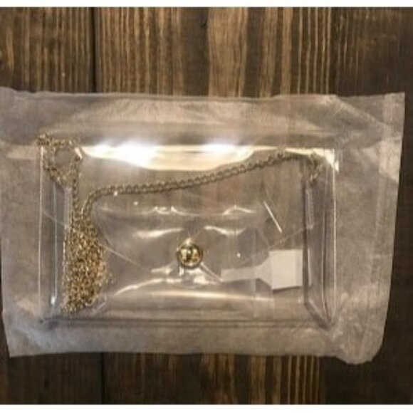 New Clear Purse Gift for Women Clear Crossbody Bag Cute for Sports Concert - Picture 2 of 2